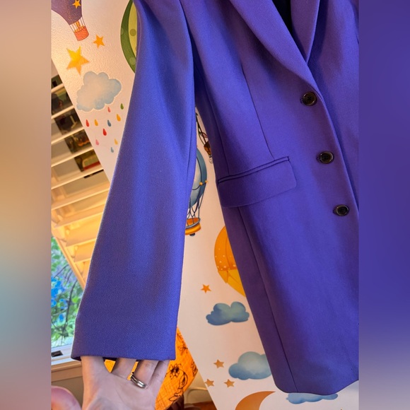 JCrew icy purple Parke Topcoat $350 worn one time - Picture 5 of 14